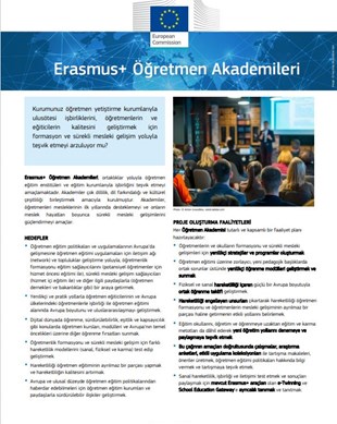 Erasmus+ Öğretmen Akademileri (Erasmus+ Teacher Academies)