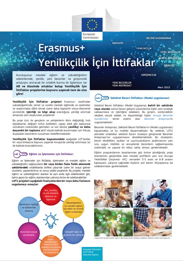 Erasmus+ Yenilikçilik İçin İttifaklar (Allience of Innovation)