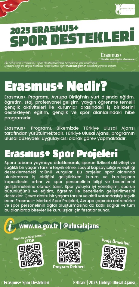 ERASMUS+ Spor Destekleri